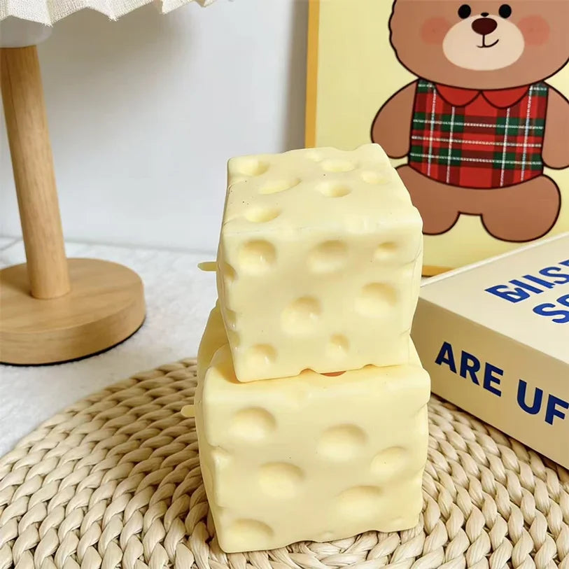 Vaseline Filled Giant Cheese Squishy Toy Cheese