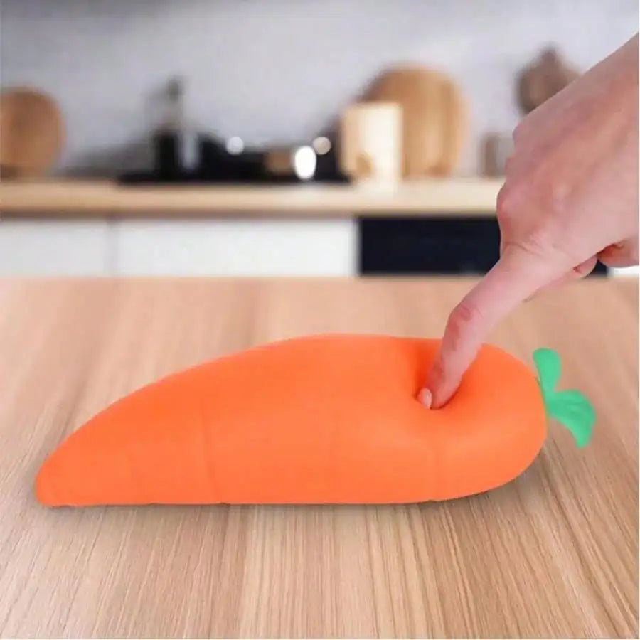 Jumbo Carrot Squishy - Soft Stress Relief Toy
