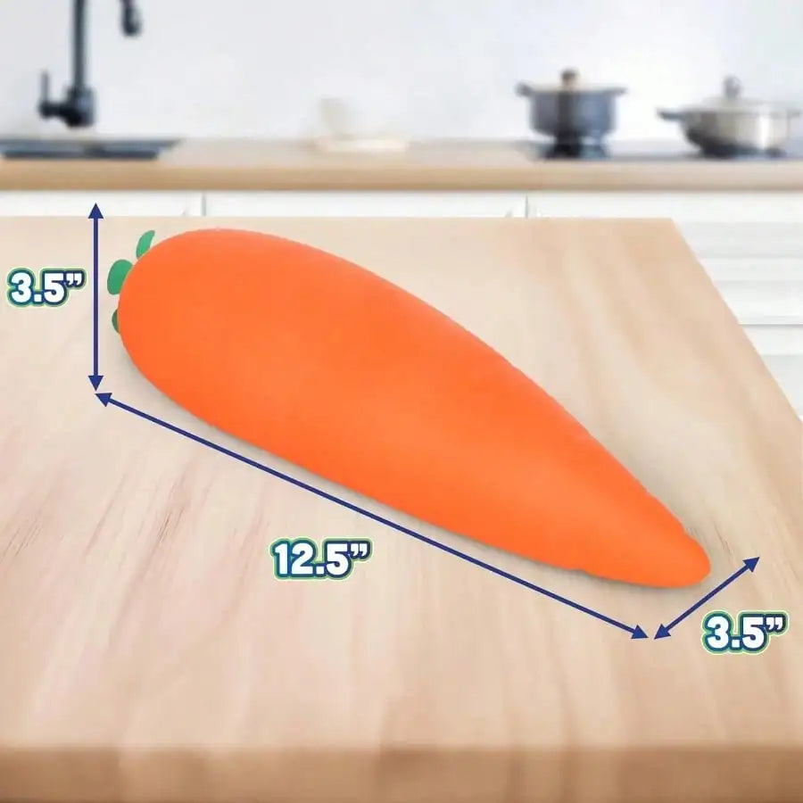 Jumbo Carrot Squishy - Soft Stress Relief Toy