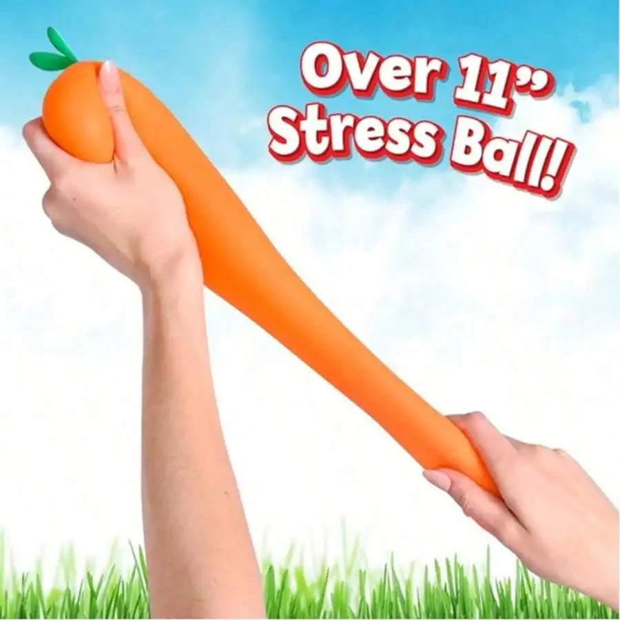 Jumbo Carrot Squishy - Soft Stress Relief Toy