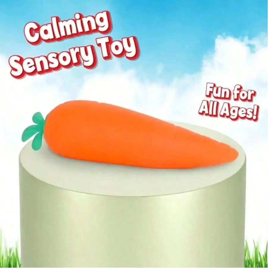 Jumbo Carrot Squishy - Soft Stress Relief Toy