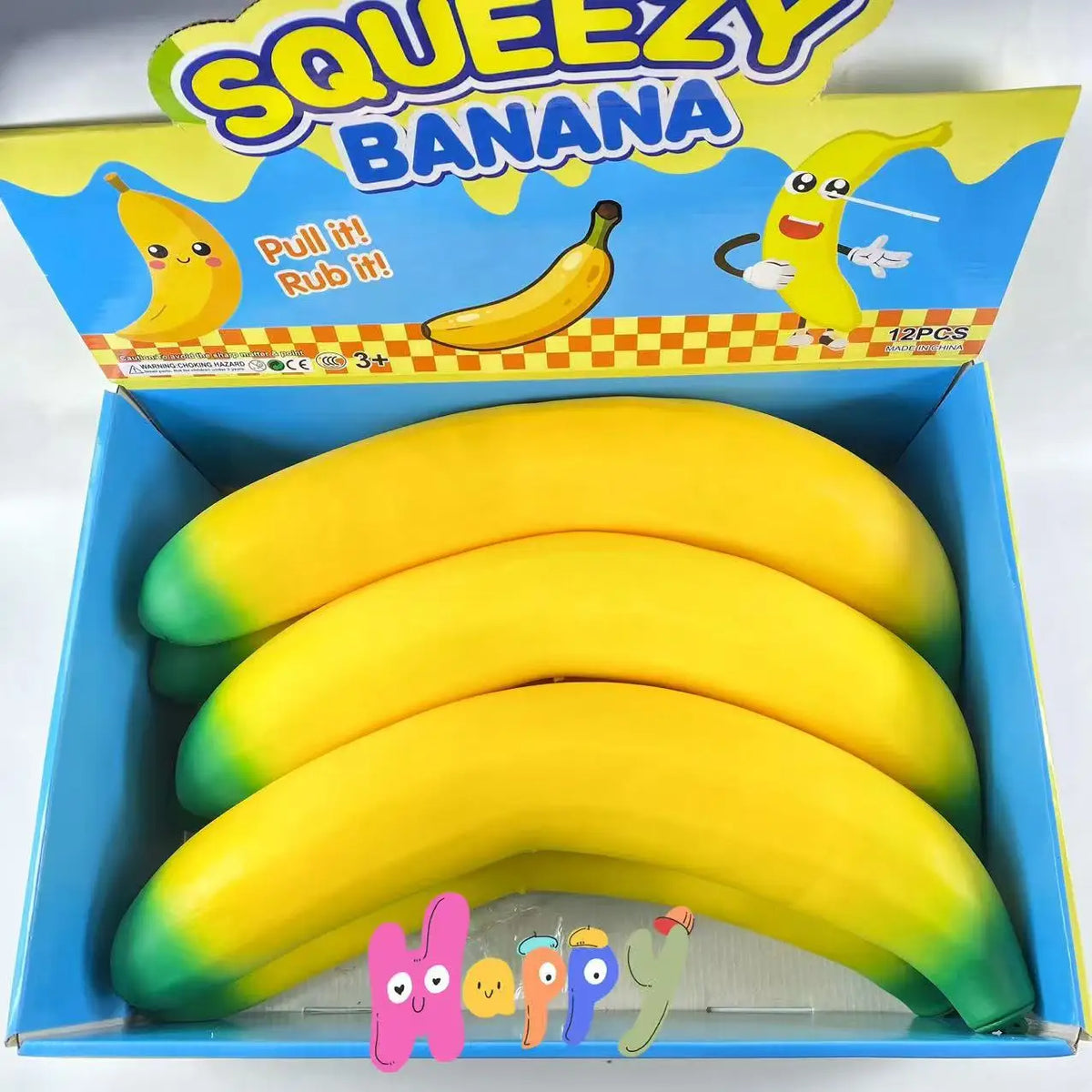 Huge Banana Squishy Stress-Relief Gift